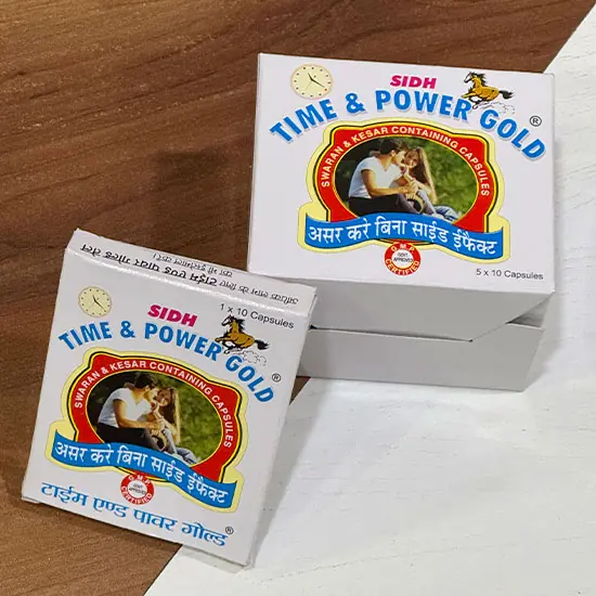 Time and Power Gold (Kesar Containing 50 Capsules) - Image 2